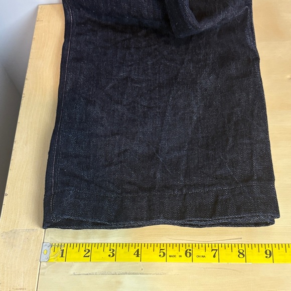 Mindful Wardrobe High-Rise Button-Fly Jeans Dark Indigo | Workwear Minimalist - Picture 13 of 14